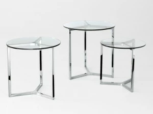 Gallotti&Radice Низкий круглый журнальный столик Raj