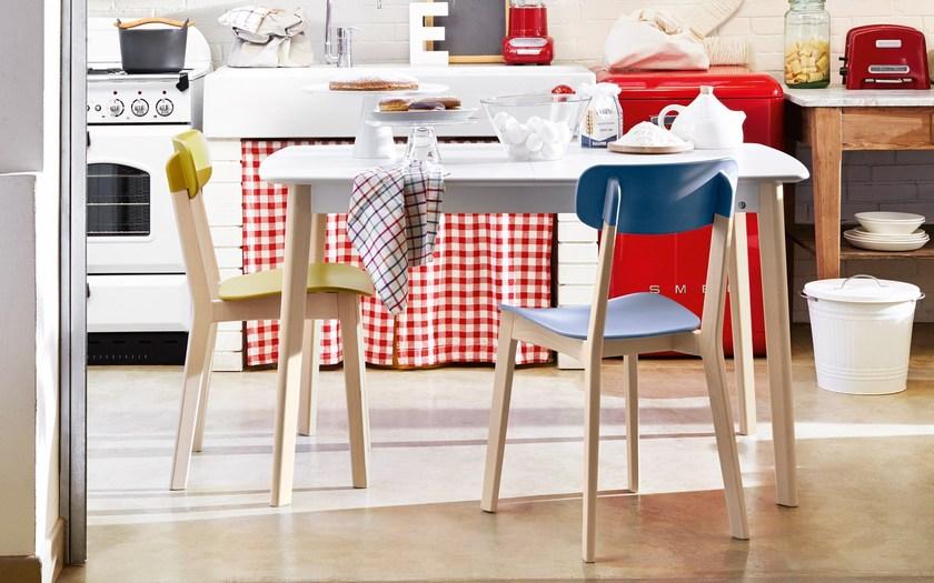 Calligaris Раздвижной кухонный стол из дерева Cream Cs/4063-r - Вид №1