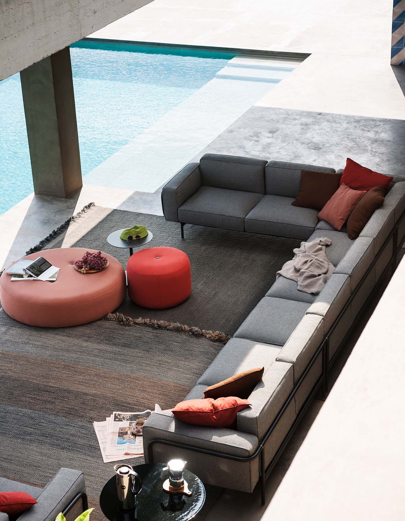 2-местный тканевый садовый диван RODA Extendo ARCH-00100079 - Вид №10