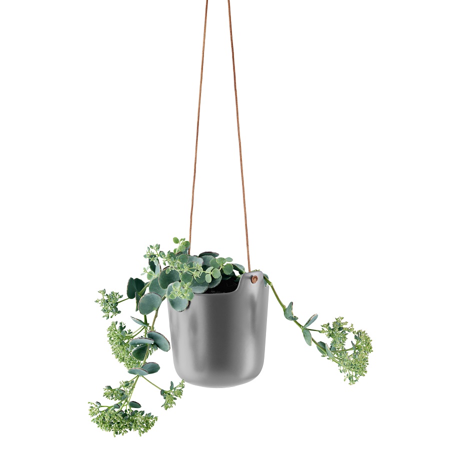 568161 Горшок с функцией самополива подвесной серый Eva Solo  - Вид №3