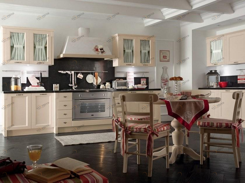 Callesella Arredamenti Линейная деревянная кухня Kitchen sweet kitchen sun-id-1421476