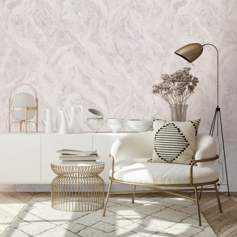 Обои флизелиновые Ornamy Sirius белые 1.06 м OR8034-00 STLM-2177750 - Вид №2