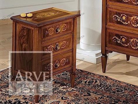 Arvestyle Прямоугольная тумбочка из массива дерева с ящиками Verdi Mc-0547