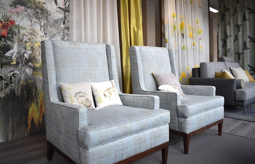 ART CASA Кресло Bergere из ткани с подлокотниками  P-grace  - Вид №1