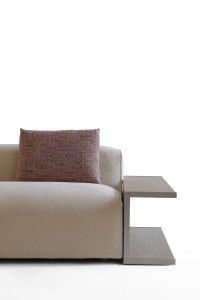 Кожаный модульный диван