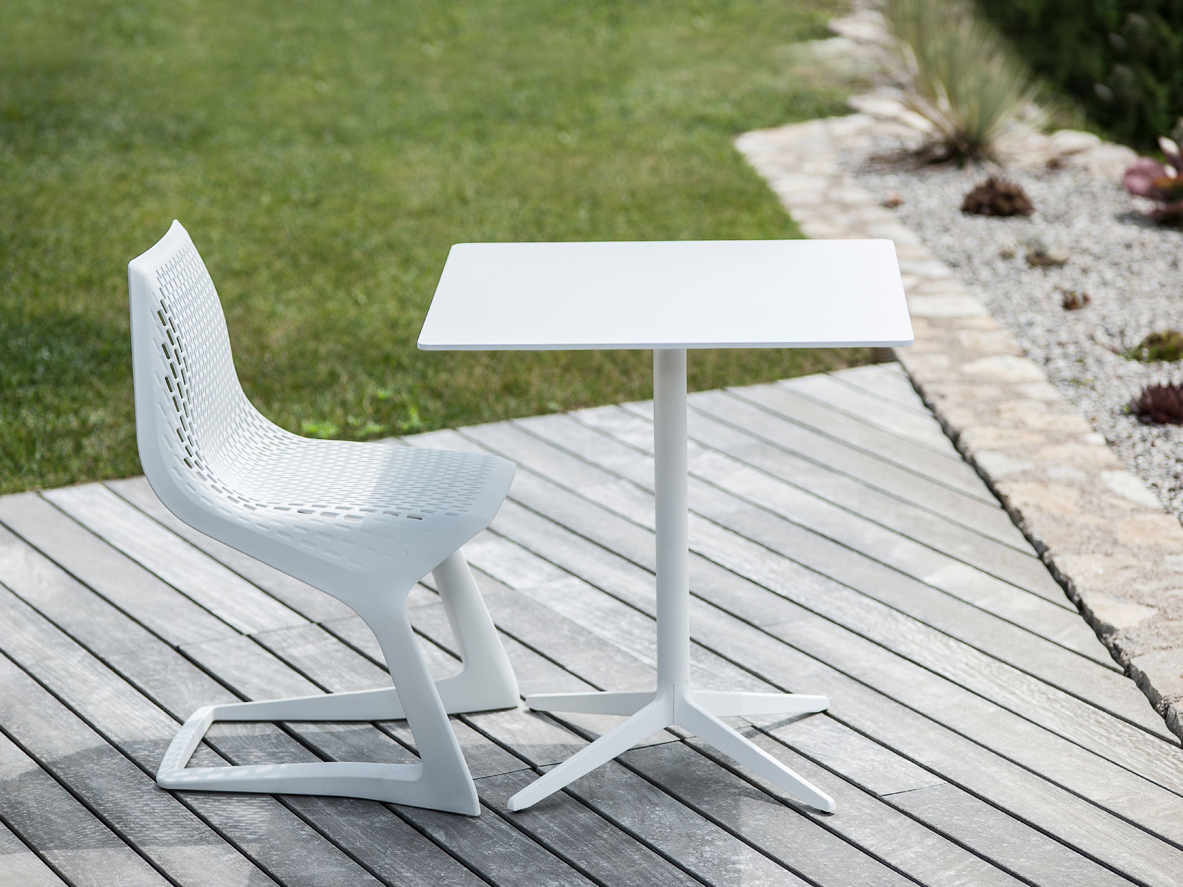 Пластиковый консольный штабелируемый стул Plank MYTO ARCH-00065855 - Вид №5