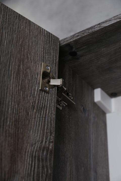 Шкаф подвесной, с двумя распашными дверцами с доводчиками BelBagno KRAFT-1600-2A-SC-PP-L  - Вид №4