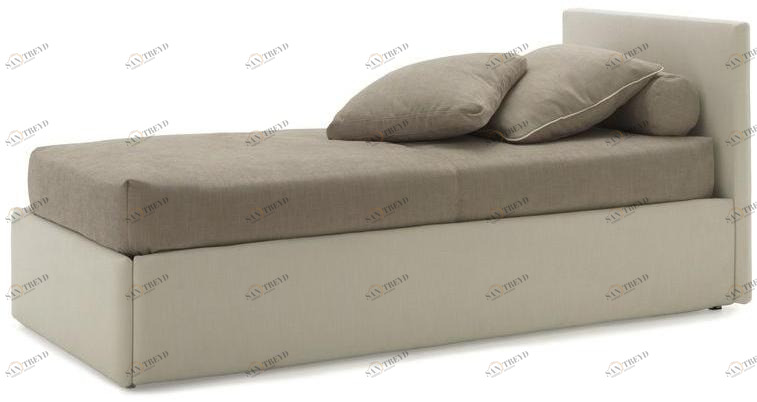 Bolzan Letti Односпальная кровать с мягким изголовьем Magis sun-id-1413186