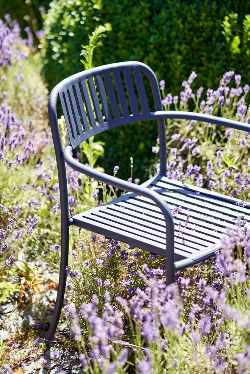 Tolix Садовый стул из нержавеющей стали с подлокотниками Patio 07393 - Вид №5