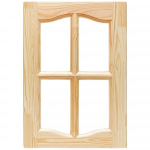 17808081 Фасад шкафа хвоя 570х496х20 мм под стекло