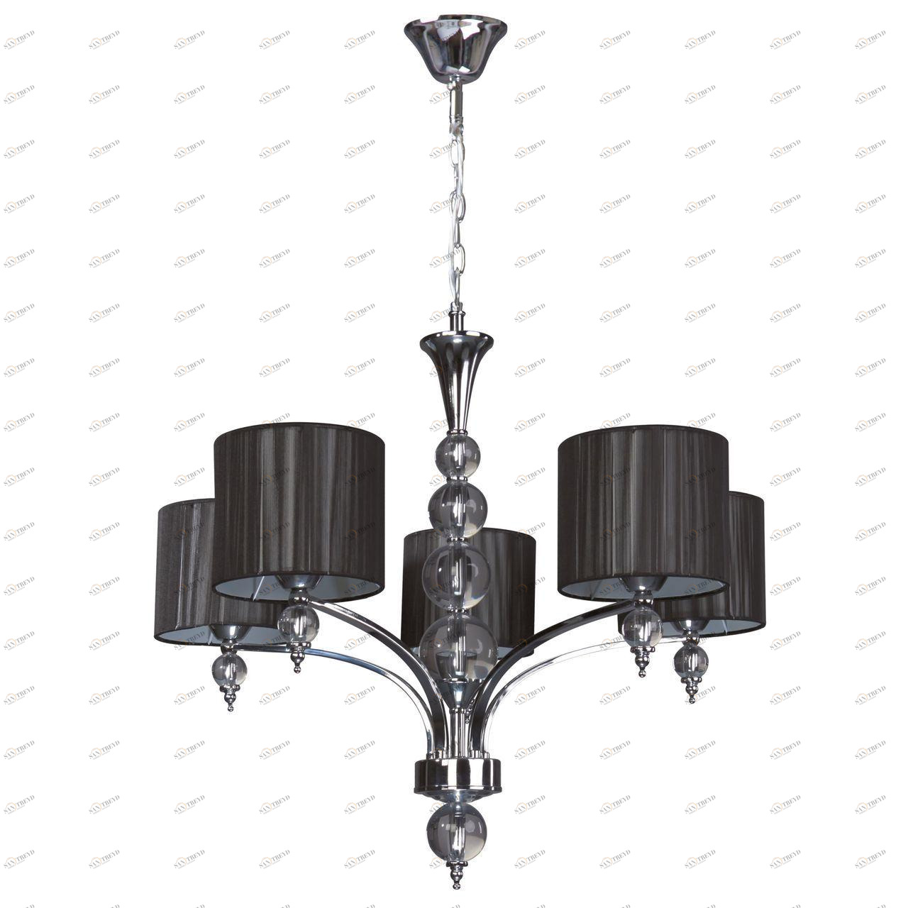 Дизайнерская подвесная люстра Spot Light Lyon 5070504 черная SPOT LIGHT ДИЗАЙНЕРСКИЕ, LYON 108268 Черный 