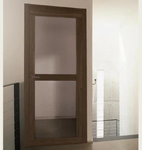 COCIF Распашная дверь из дерева и стекла Sottsass