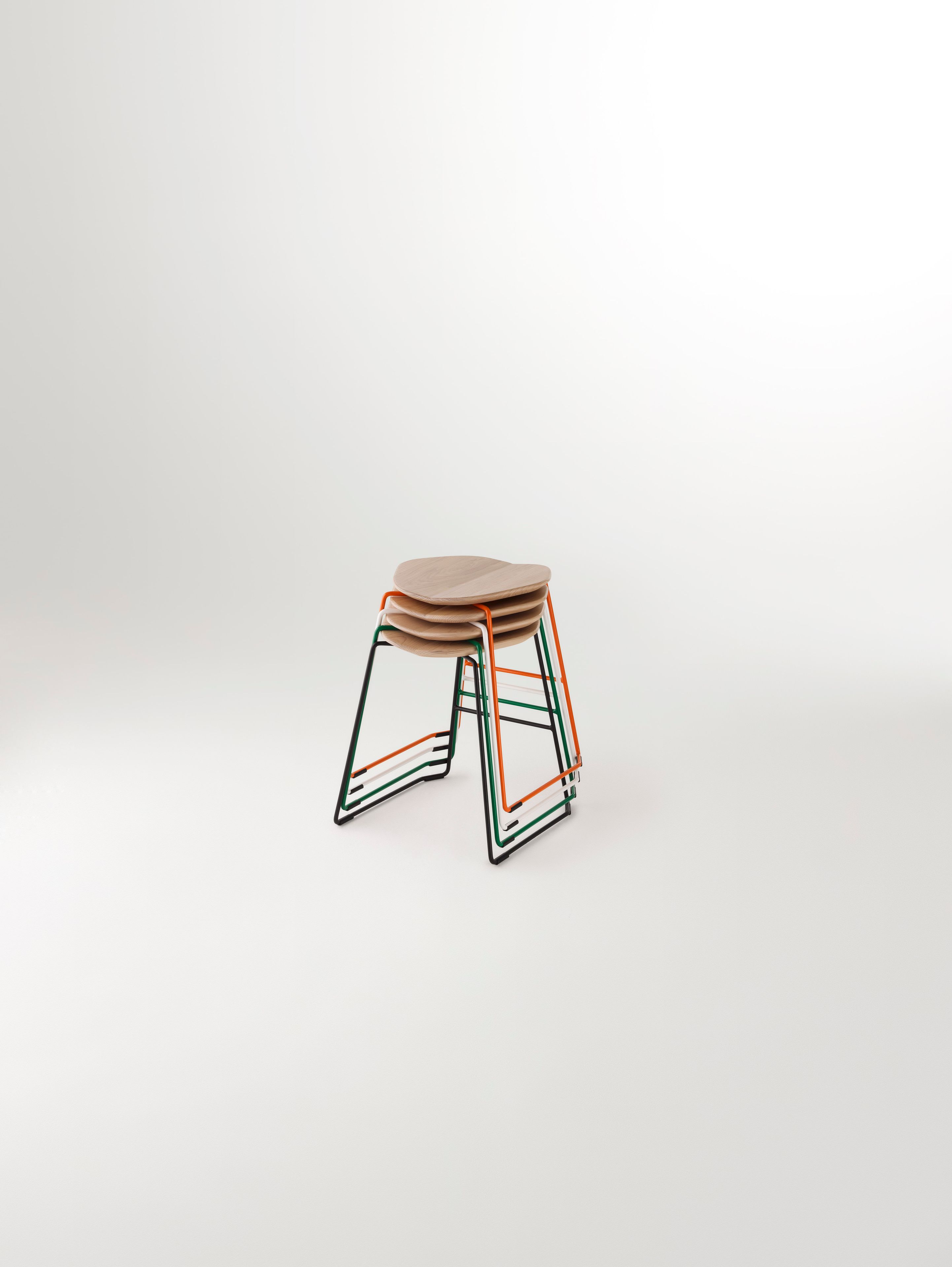 Низкий табурет с подставкой для ног Ross Gardam Duet ARCH-00044911 - Вид №3