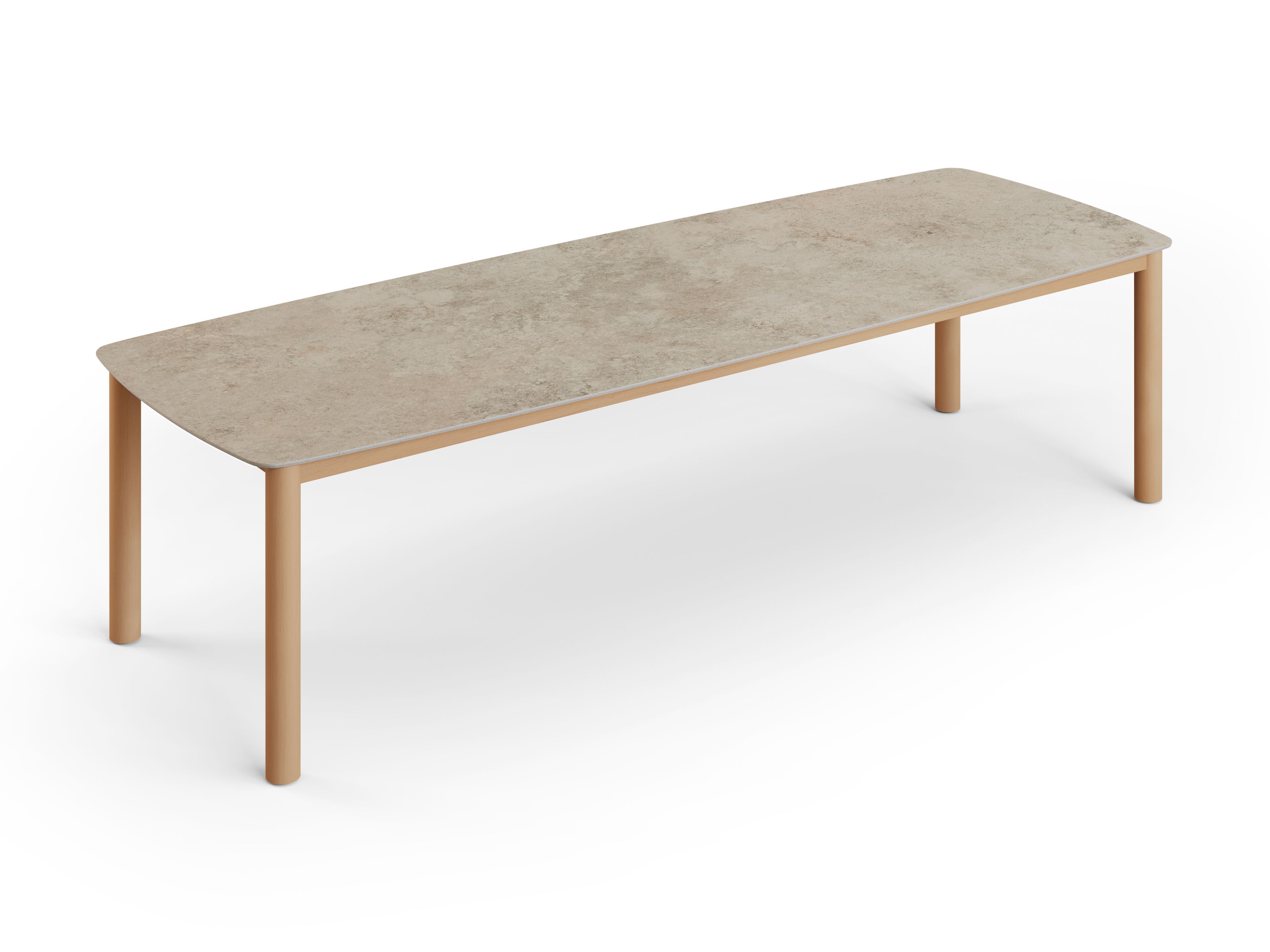 Керамический прямоугольный садовый стол Jati Kebon Benoa ARCH-00035167 - Вид №2