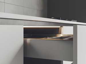 Наружный светодиодный профиль для освещения ящиков