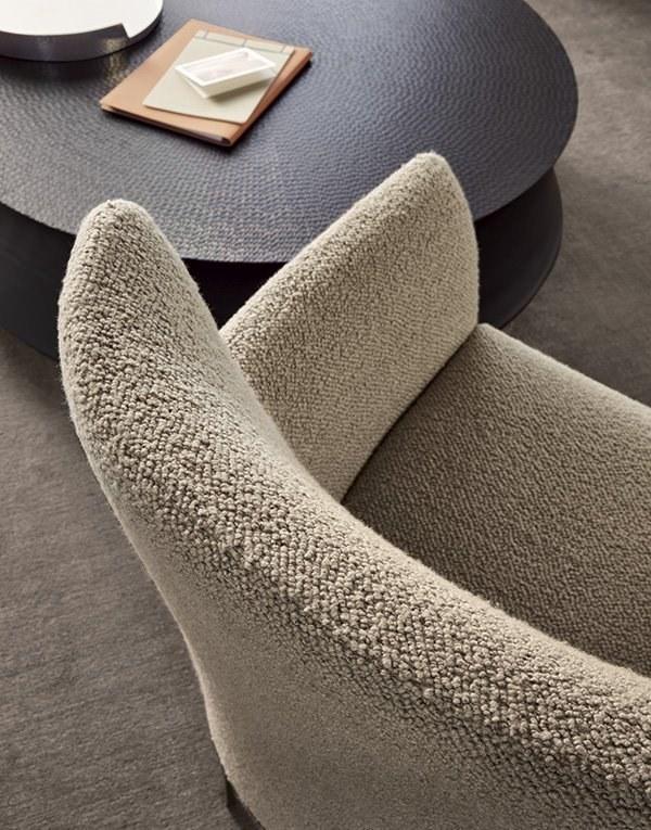 Poliform Кресло из ткани с подлокотниками Gentleman sun-id-1379774 - Вид №2