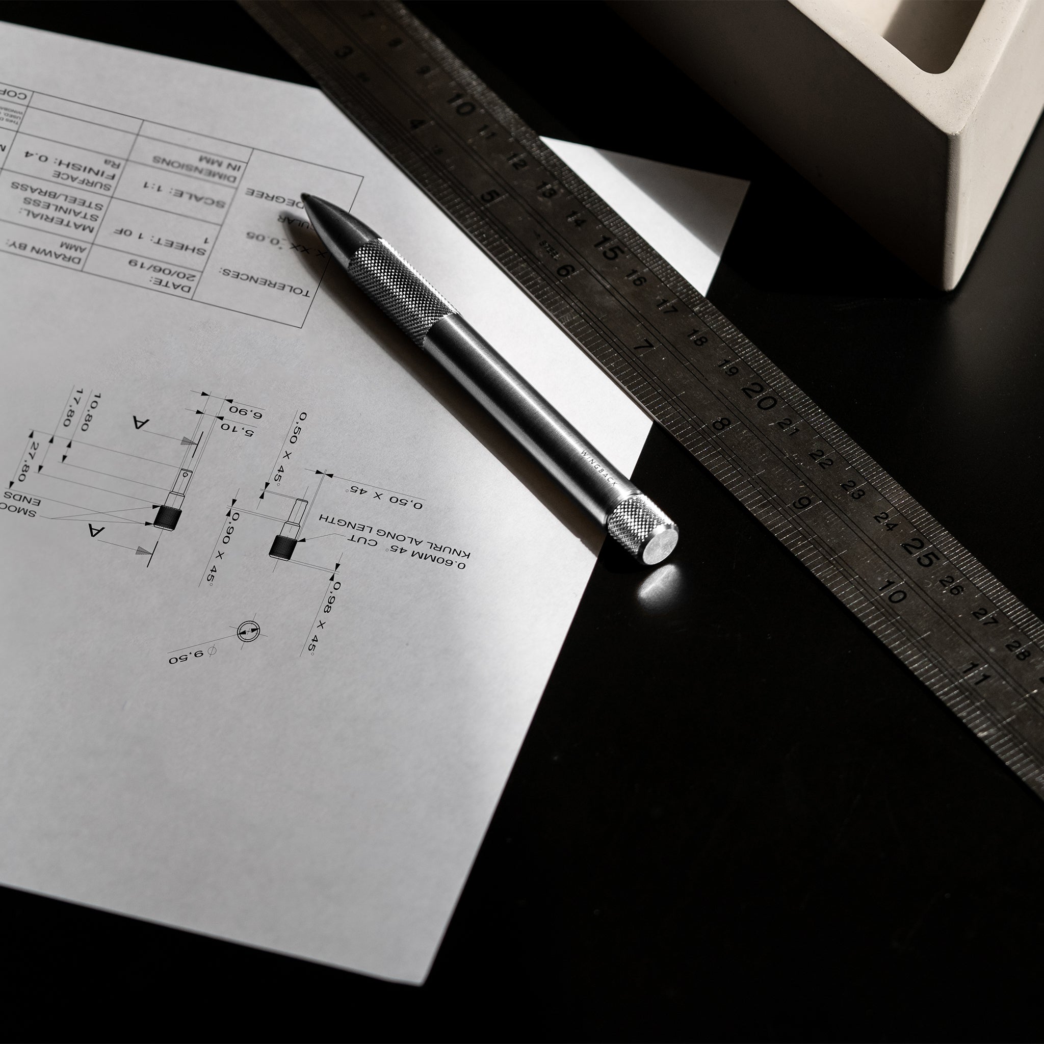 W204STE-OCT X Lást Maps Octopus - Механическая ручка - Сталь Wingback  - Вид №6