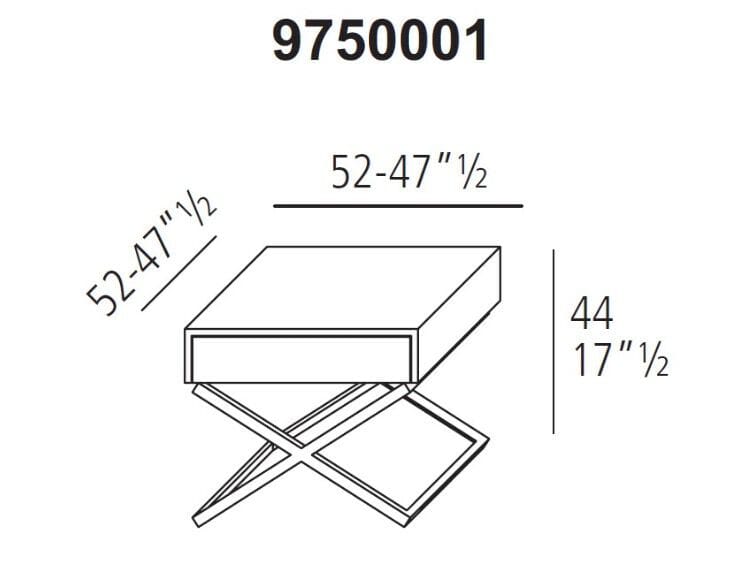 Деревянная тумбочка Vibieffe 9750 CONTRASTE ARCH-00149017 - Вид №2
