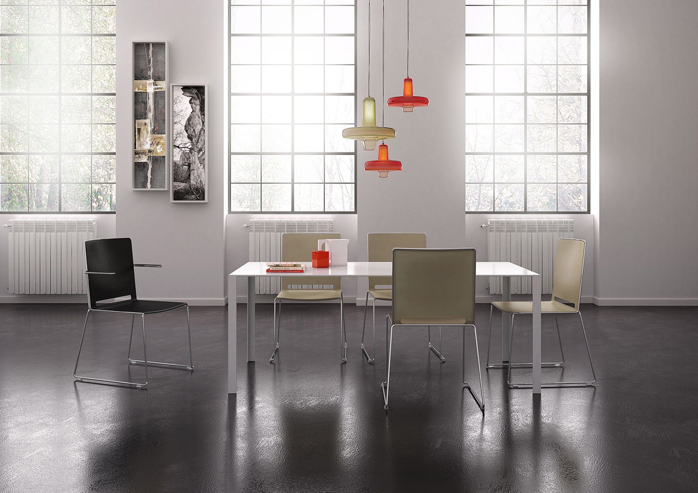 Табурет из хромированной стали и полипропилена Leyform iLike ARCH-00090936 - Вид №5