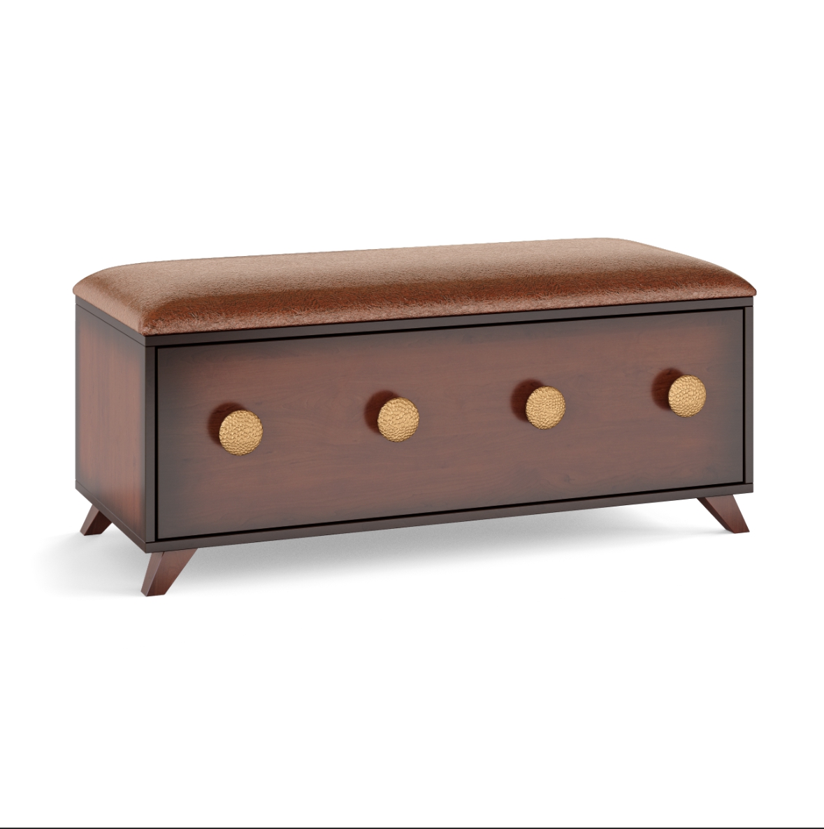 14023 Банкетка Heri 2 Каштан BOGACHO 4627155810504 - Вид №1