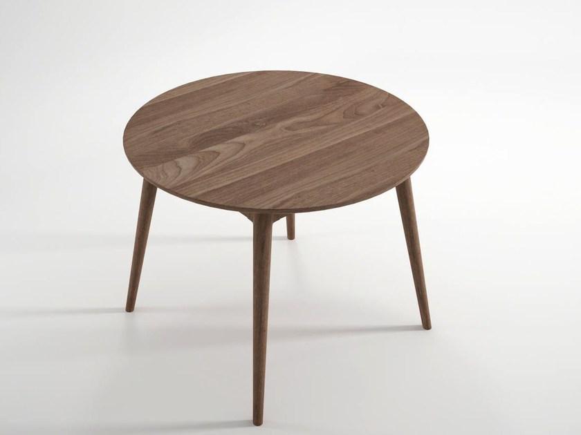 KARPENTER Круглый деревянный стол для гостиной Vintage sun-id-1437693 - Вид №5