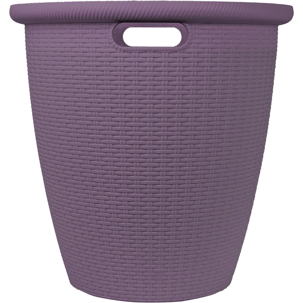 Кашпо ротанг ø328 мм 20 л морозная слива INGREEN STLM-2027257 - Вид №3