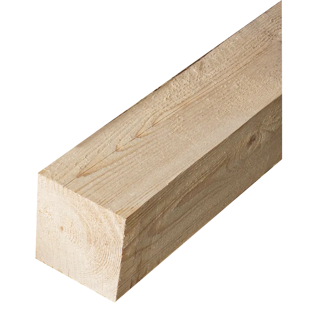 Santreyd Брус строительный нестроганый 100×100×6000 мм из ели 82017668 STLM-0017679