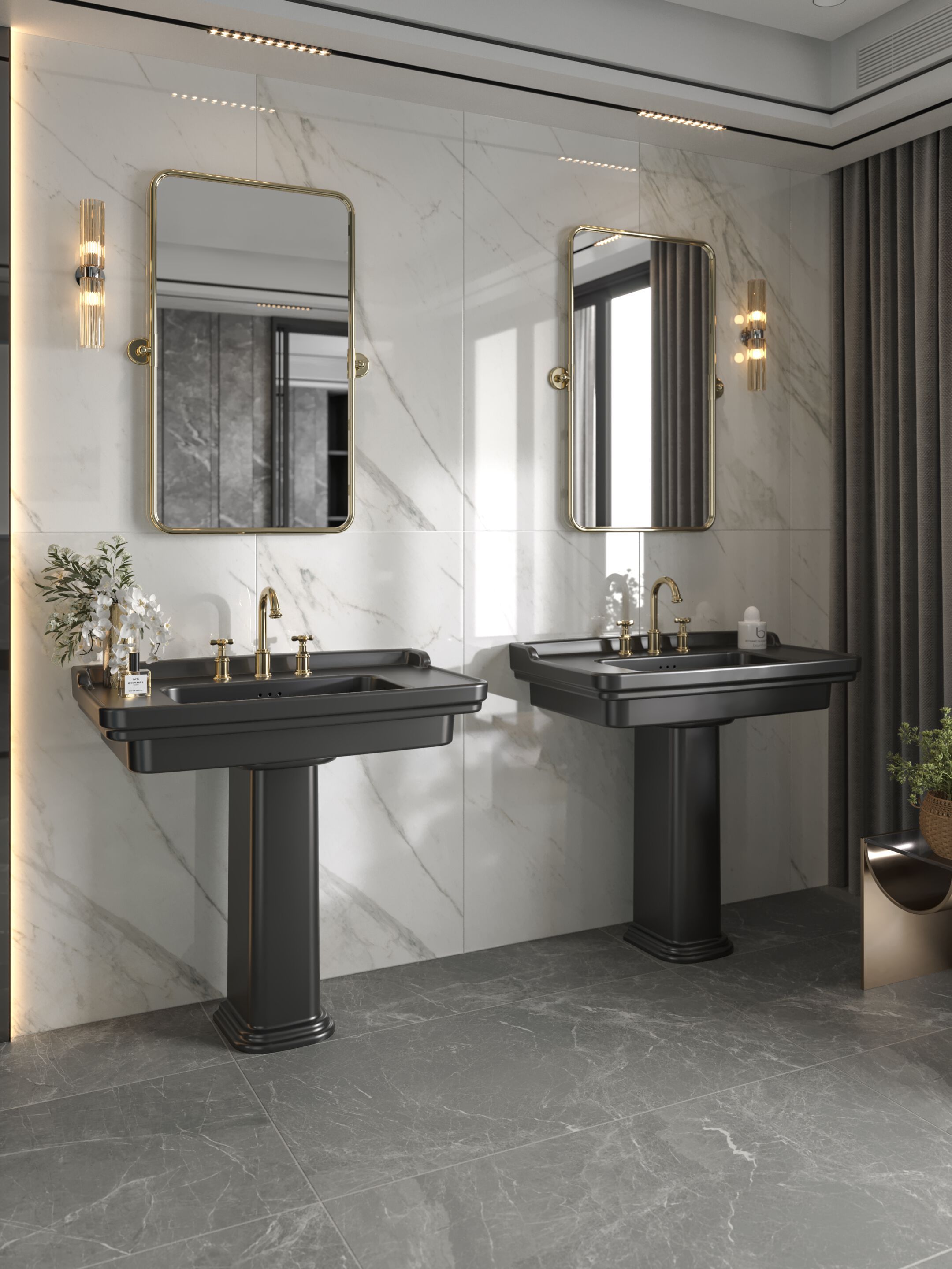 Фарфоровая колонна для умывальника Kaleseramik сантехника ARCH-00116977 - Вид №2