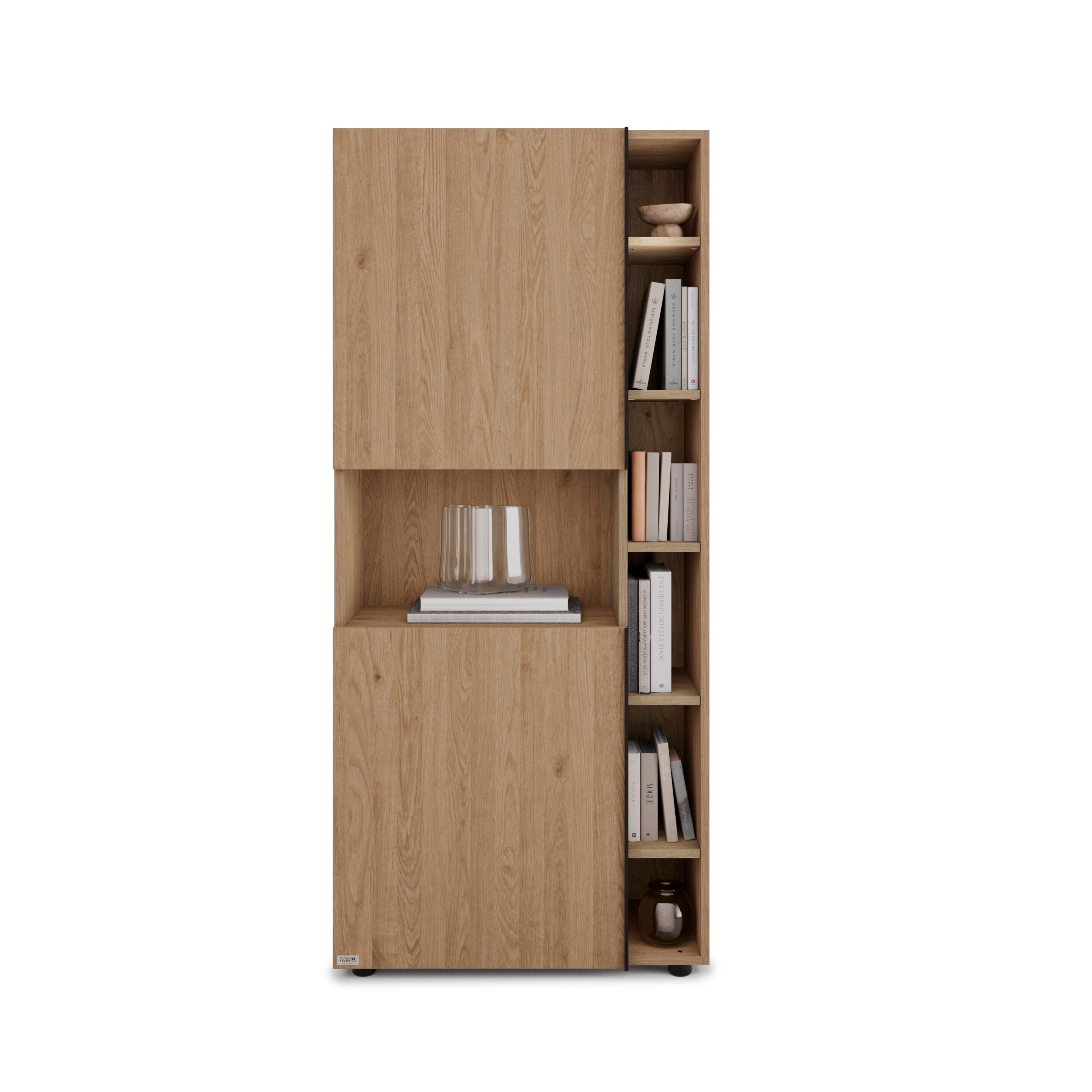 Настенный книжный шкаф из меламинированного материала Mobili Fiver ROMINA ARCH-00138664 - Вид №39