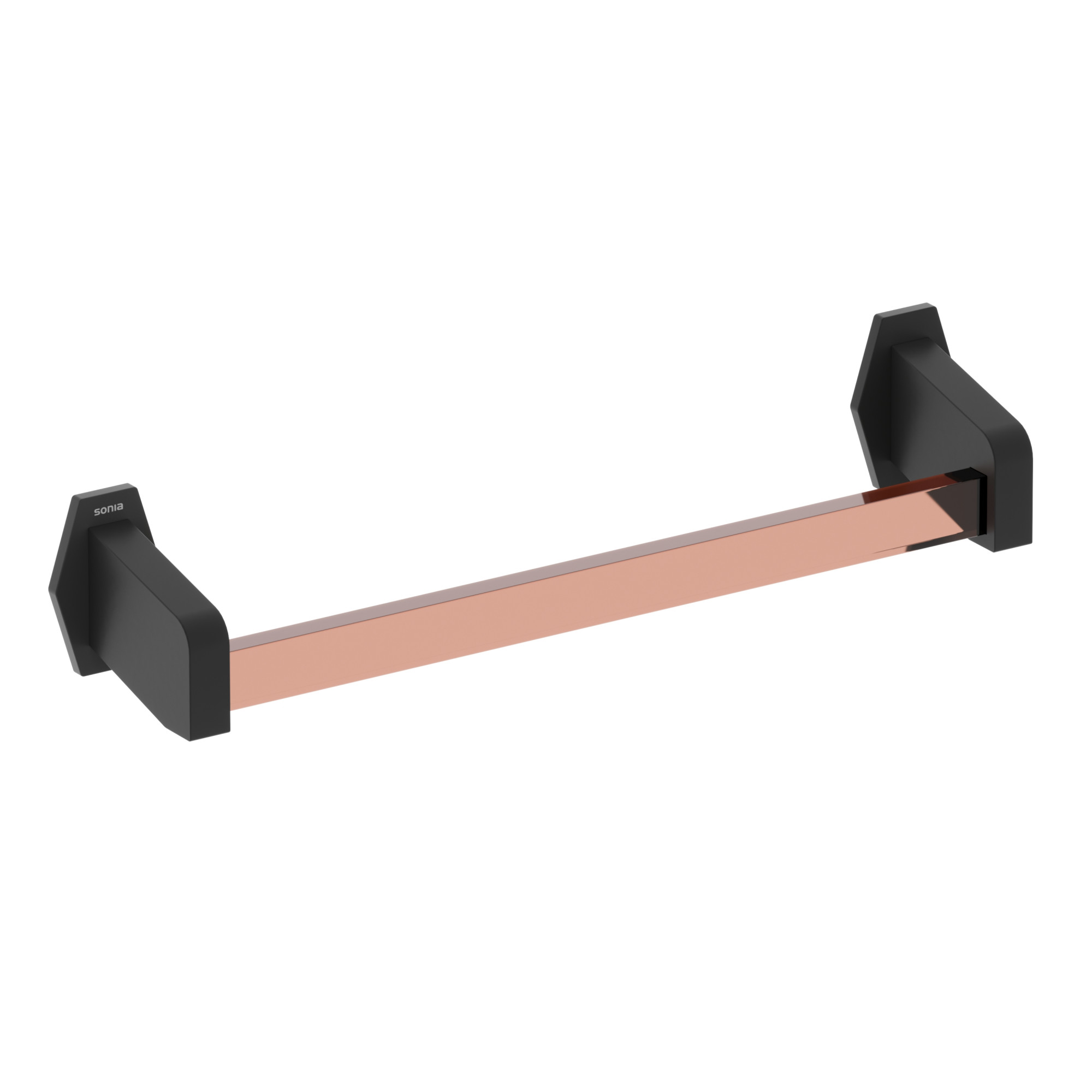 182541 Полотенцедержатель 30 см цвет Черный/Коричневый Sonia LUCE Испания