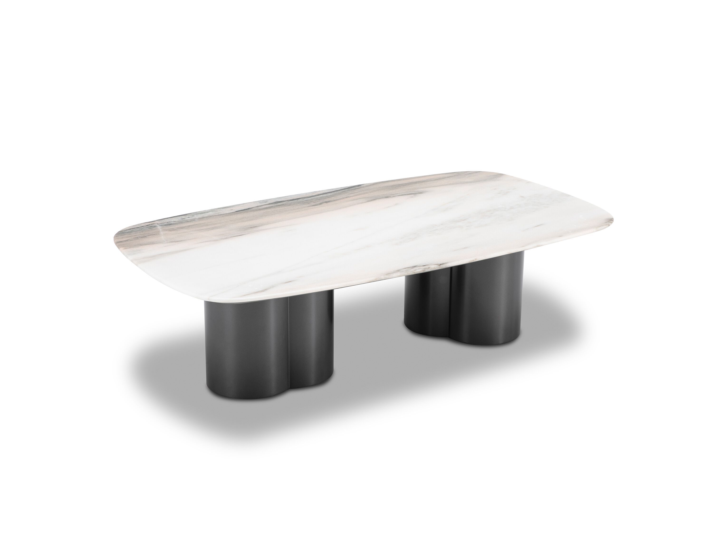 Низкий журнальный столик из мрамора и нержавеющей стали CAMPO DE' FIORI ASCT698 ARCH-00121661 - Вид №1