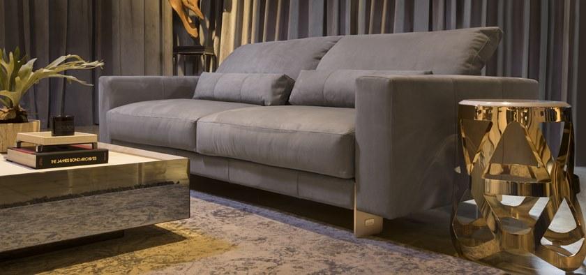 MORADA 3-х местный диван из нубука Divo Divo som - Вид №5