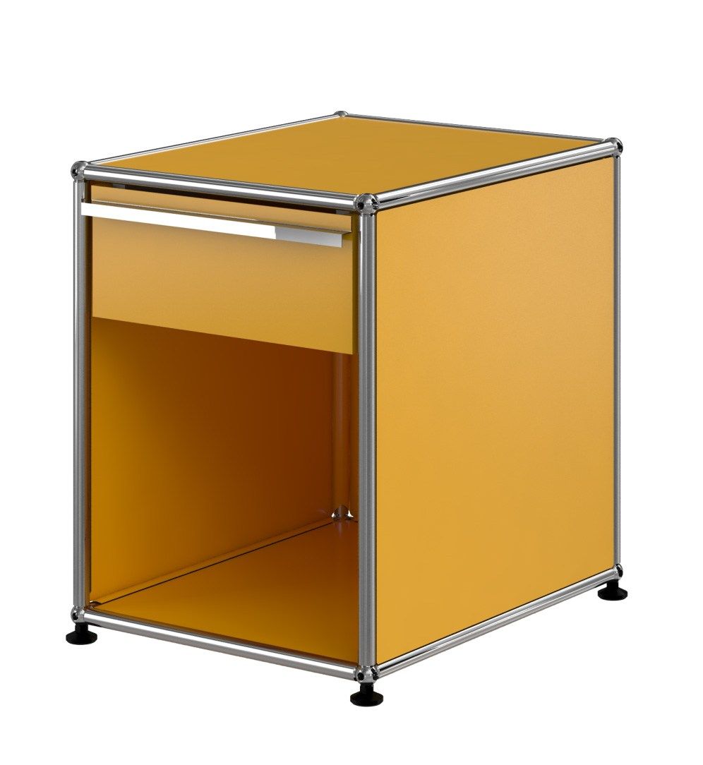 Металлическая квадратная прикроватная тумбочка USM USM Haller System ARCH-00128079 - Вид №5