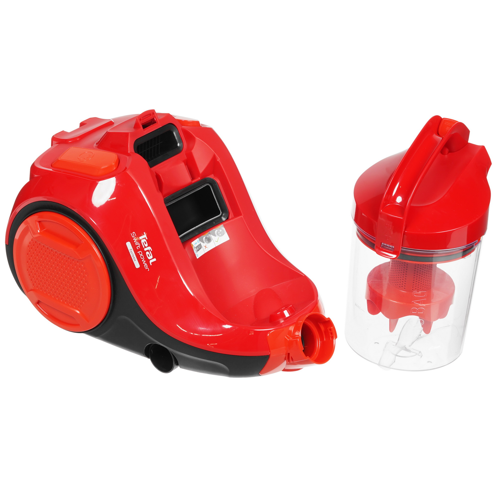 8199289 Пылесос Tefal Swift Power Cyclonic TW2913EA красный STDN-0141550 - Вид №6