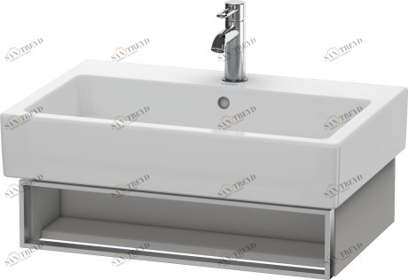 VE600500707 Тумбочка подвесная Vero #VE6005 650 x 431 мм Бетонно-серый матовый декор Duravit