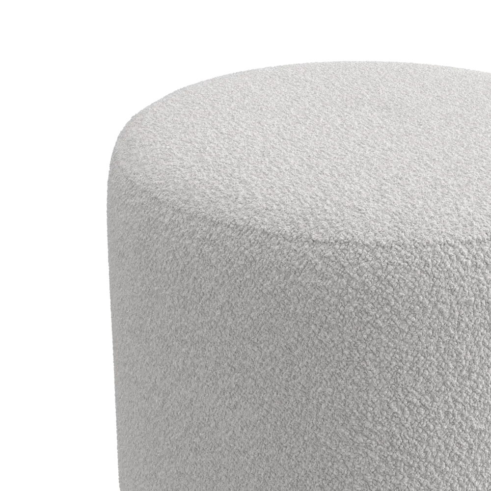 Пуф на ножках полиэстер Salotti Нико Bravo Smoke серый 36.5x40 см STLM-2015795 - Вид №1