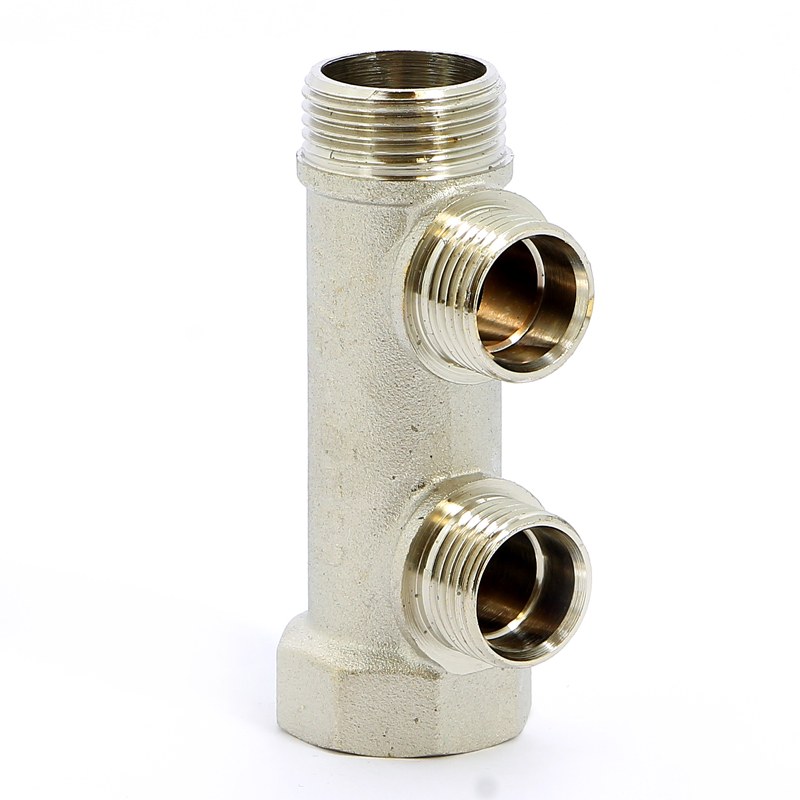 Коллектор НВ 3/4" никелированный ITAP 2 выхода 1/2"Н 38мм 455342 - Вид №5