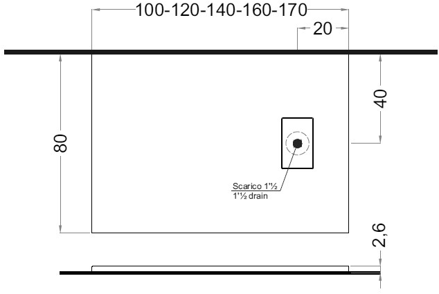 Gruppo Treesse Поддон для душа прямоугольный из пластмассы Sistema doccia sun-id-1385072 - Вид №4