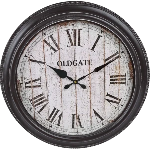 Часы настенные цвет коричневый 52 см