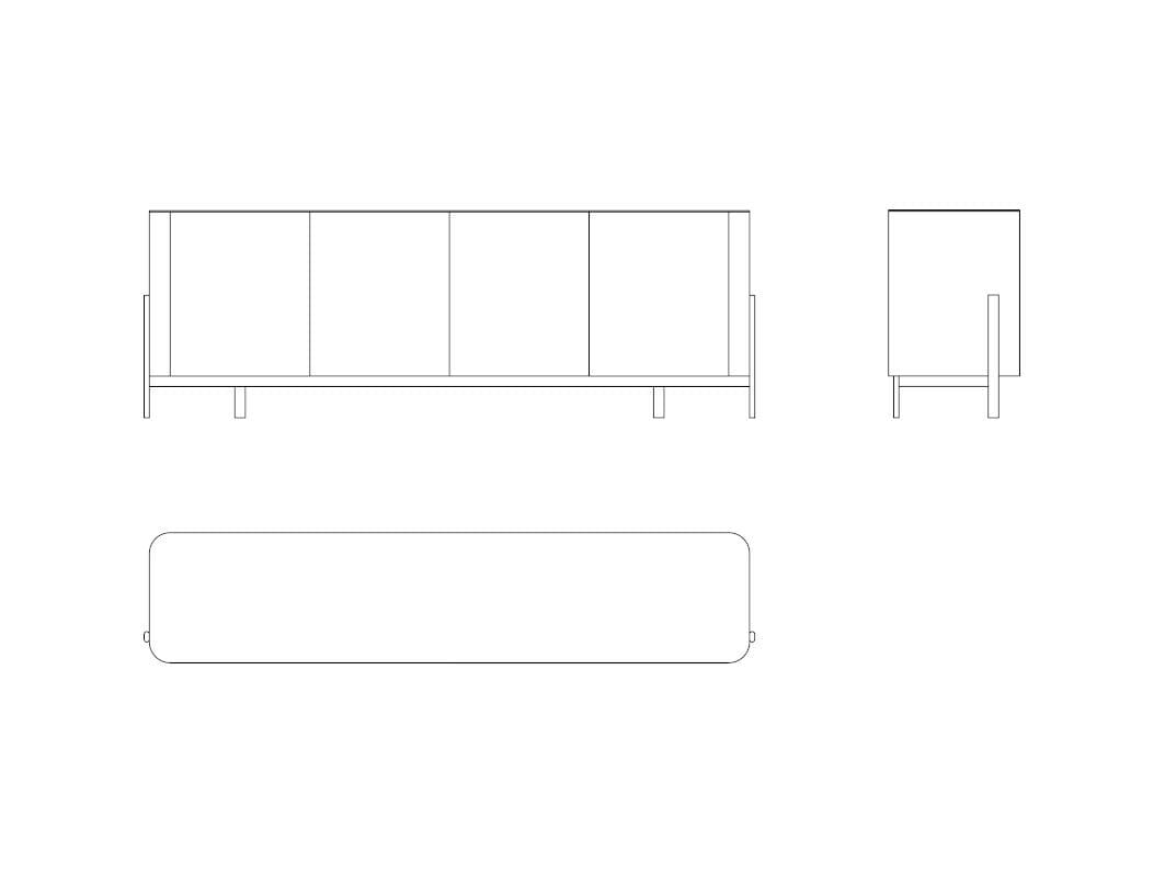 Деревянный шкаф с распашными дверями Naturedesign Origin ARCH-00084271 - Вид №4