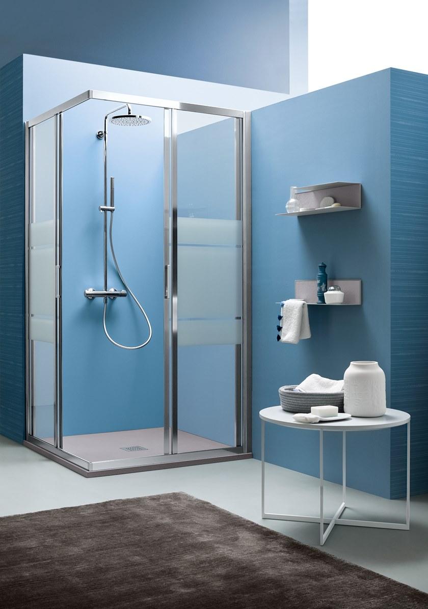 ARBLU Душевая кабина из алюминия и стекла с раздвижной дверью Mercurio sun-id-1428463 - Вид №2