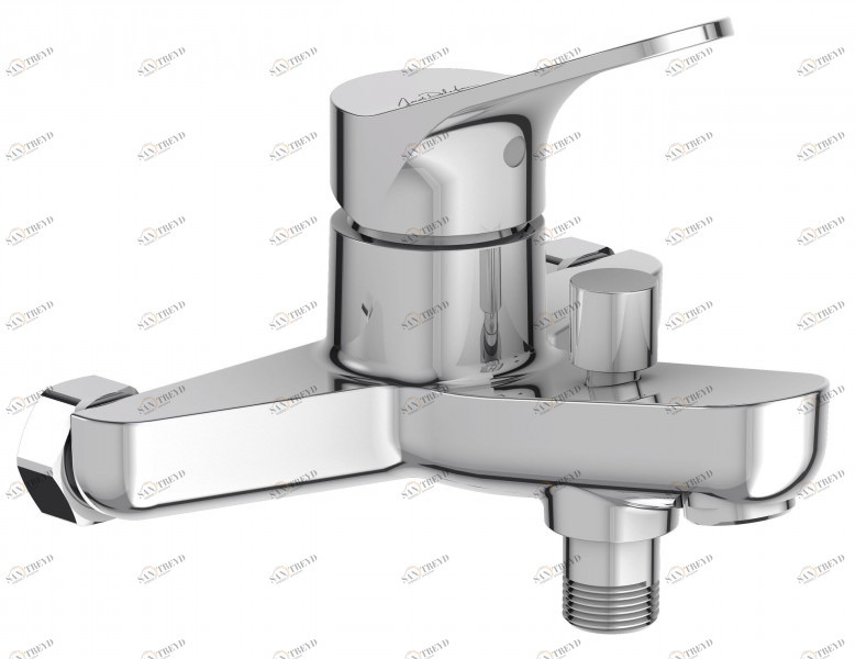 E75767-CP Однорычажный смеситель для ванны/душа, без крепежей Jacobdelafon BRIVE Santreyd