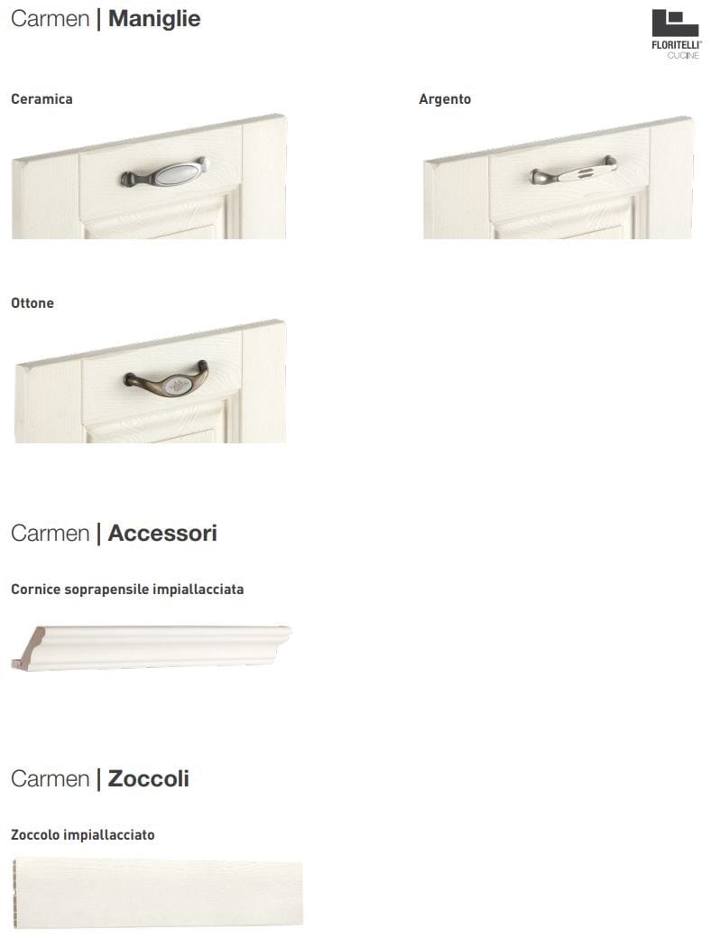 Встроенная кухня из ясеня с полуостровом Floritelli Cucine ARCH-00115946 - Вид №10