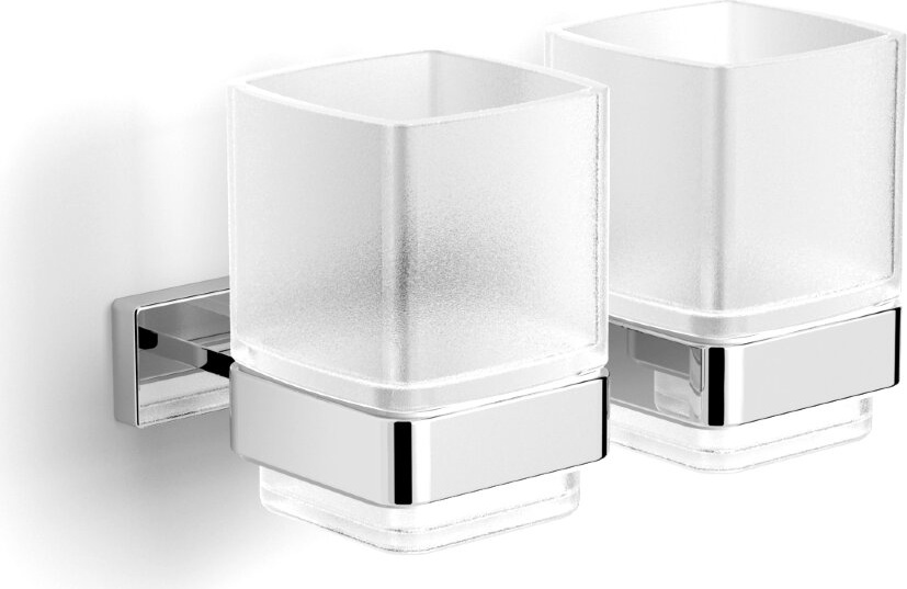 11919A Стакан двойной подвесной цвет хром LANGBERGER ALSTER - Вид №1