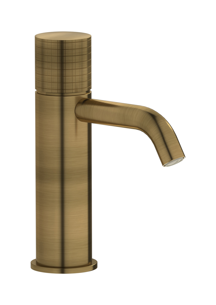 Смеситель для раковины на 1 отверстие в комплекте с донным клапаном WE ARE IB ga200mb Modern Bronze Gatsby