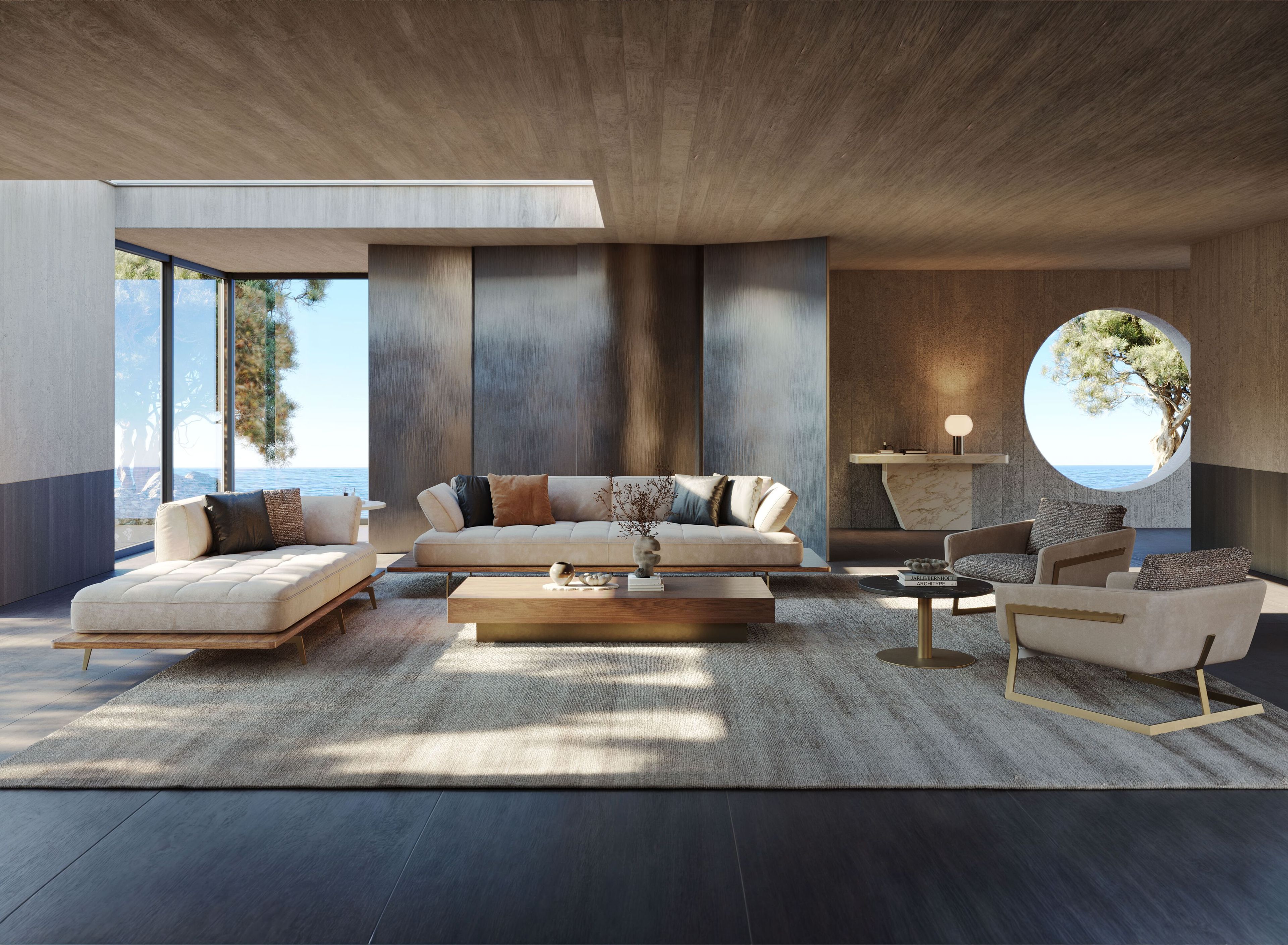 Кожаный диван Wayne Enterprises Home Collection WE-029 ARCH-00100787 - Вид №13