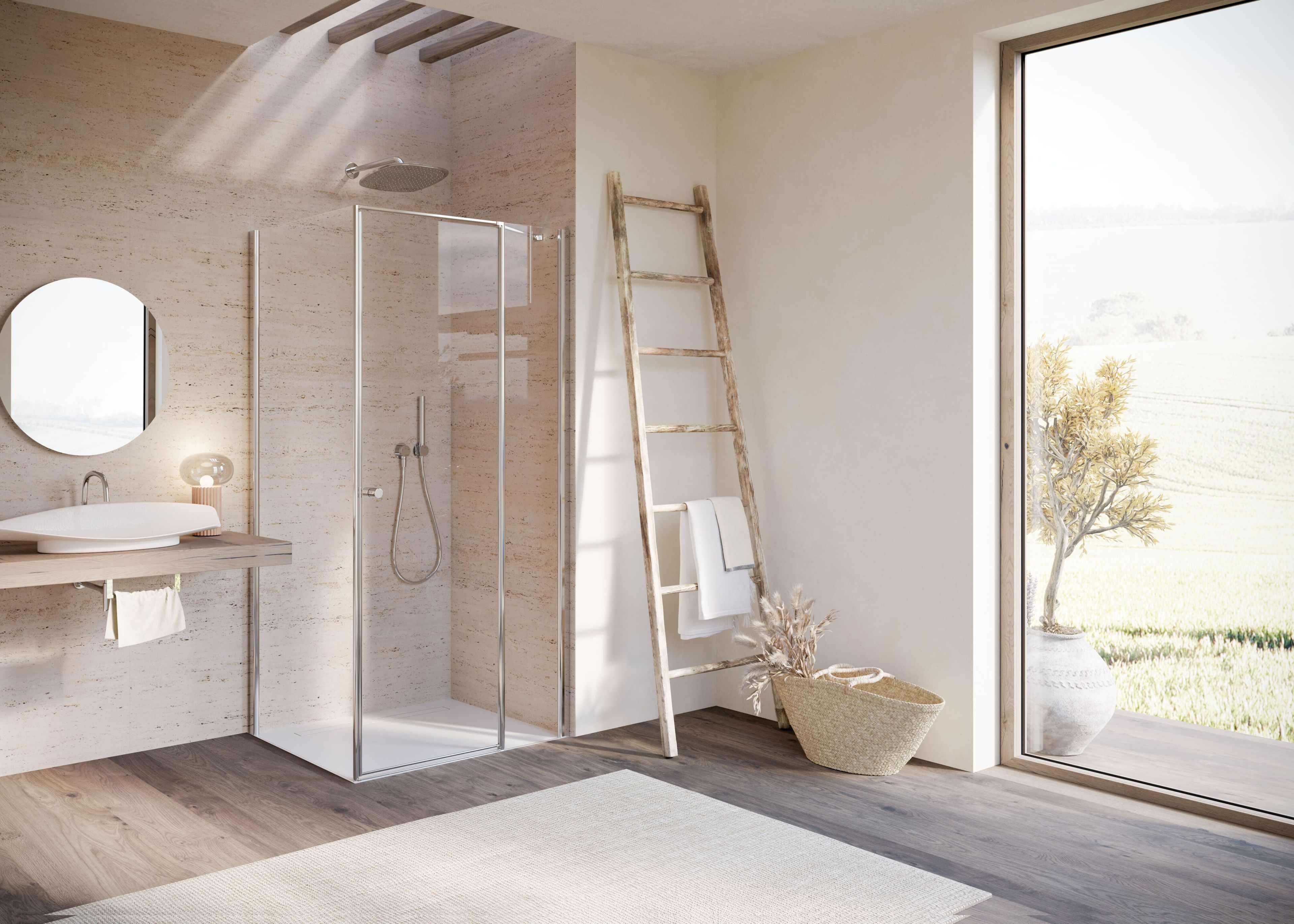 Прямоугольная хрустальная душевая кабина DUKA Multi-S 4000 NEW ARCH-00140870 - Вид №7