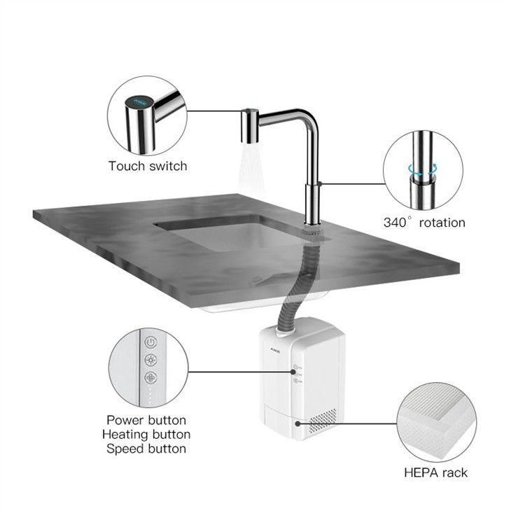 Коснитесь сушилки для рук AIKE AK7171_757  - Вид №5