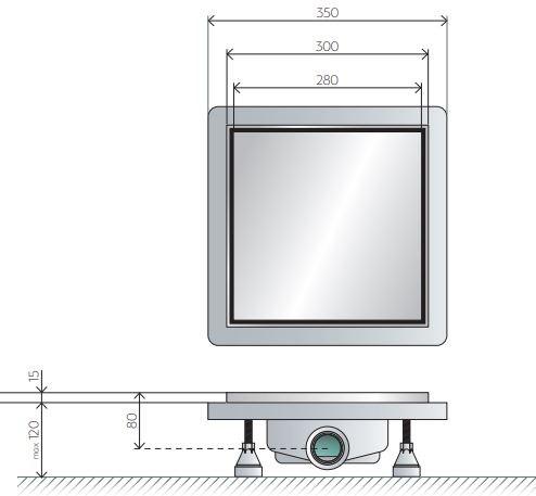 OMP Трап для душа из нержавеющей стали  972  - Вид №5