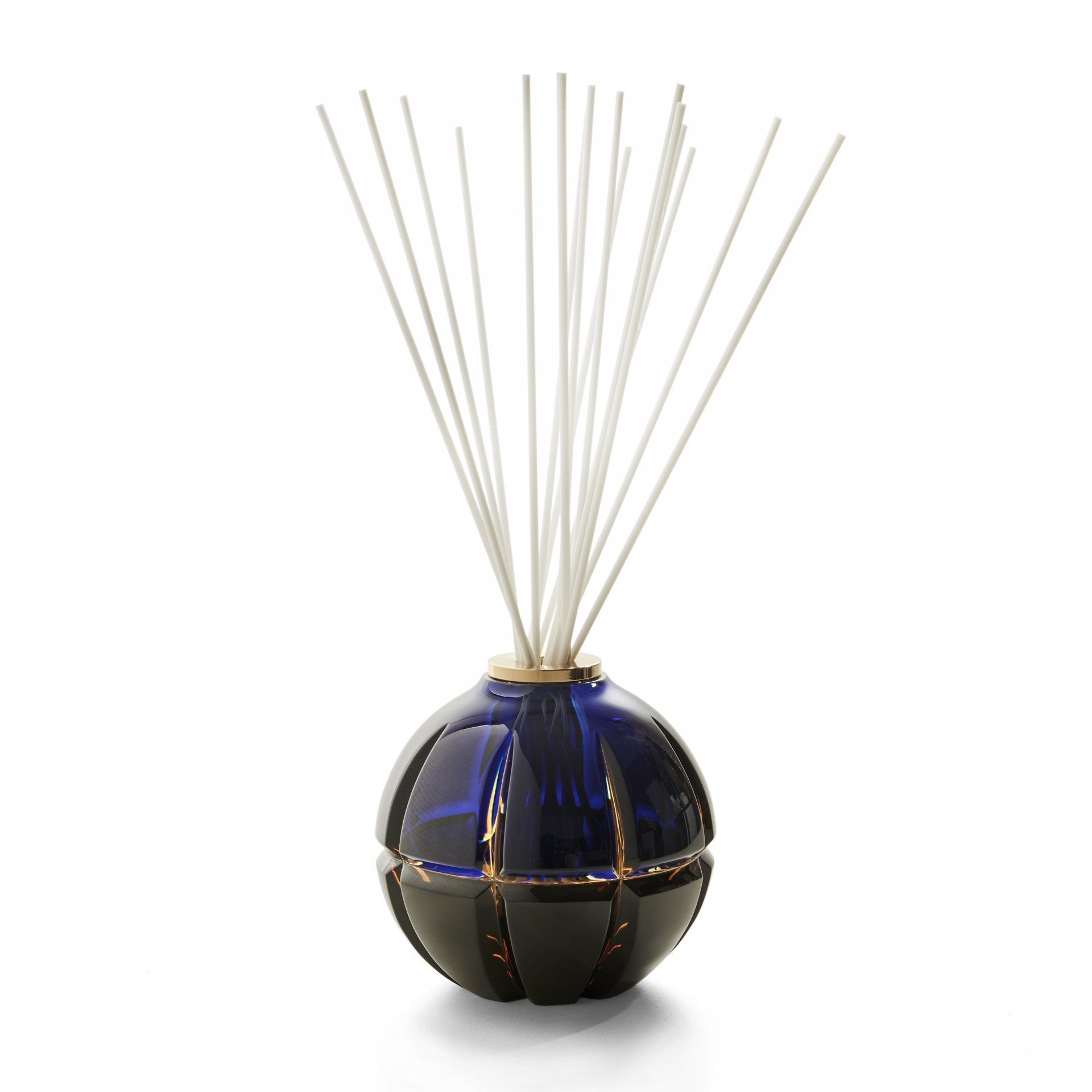 1849-PAAB 3SC Ароматический диффузор из хрусталя 24% Pbo Blue и Amber с гравировкой Palace D. 12 - H. 12 / 400 мл Fragranza / Eleganza (Work in Progress) Treesseci 3SC 